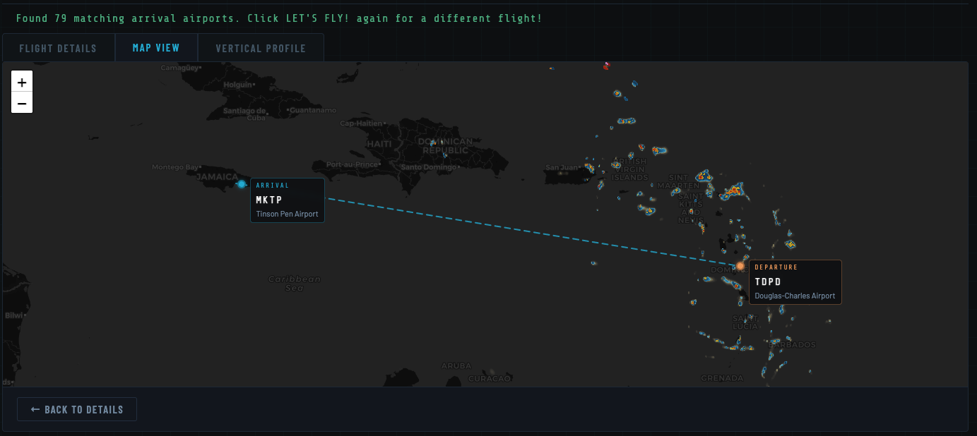 Route map view